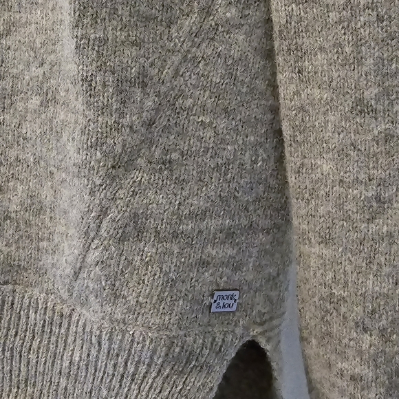 Monk & Lou Wool Turtle Neck Sweater -xxs - Picture 2 of 5